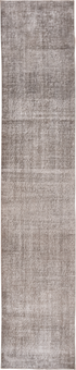 Vintage Overdyed Runner Rug (2' x 12')